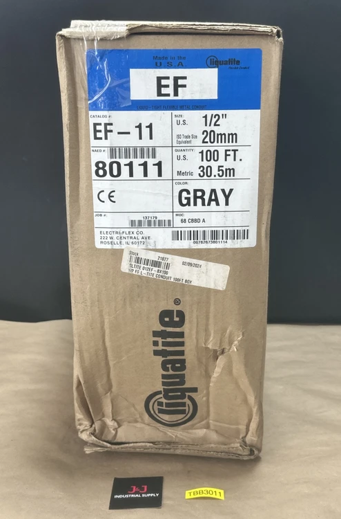 New | in-Stock Electri-Flex Co EF-11 Conduits Indiana US | J&J Industrial Supply #517166