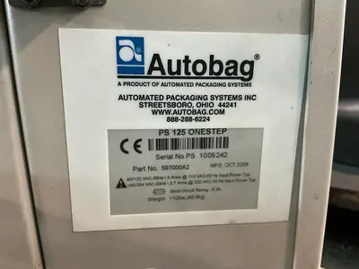 Used 2008 AUTOBAG PS 125 ONE STEP Baggers Ohio US | HGR 24 #1518051