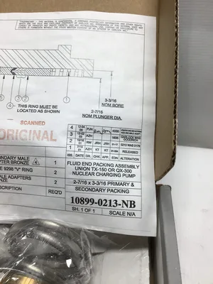 Garlock 0899-0213-NB PACKING PLUNGER