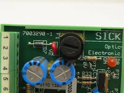 Sick 7003290-1 PLC Electronic Circuit Board DIN Rail Module