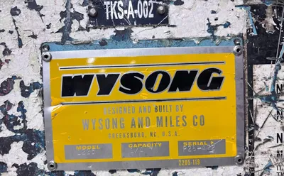 2025 WYSONG 1225 Power Squaring Shears | Mohawk Machinery (5)