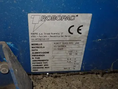 USED 2005 ROBOPAC ROBOT 2002/PFS
