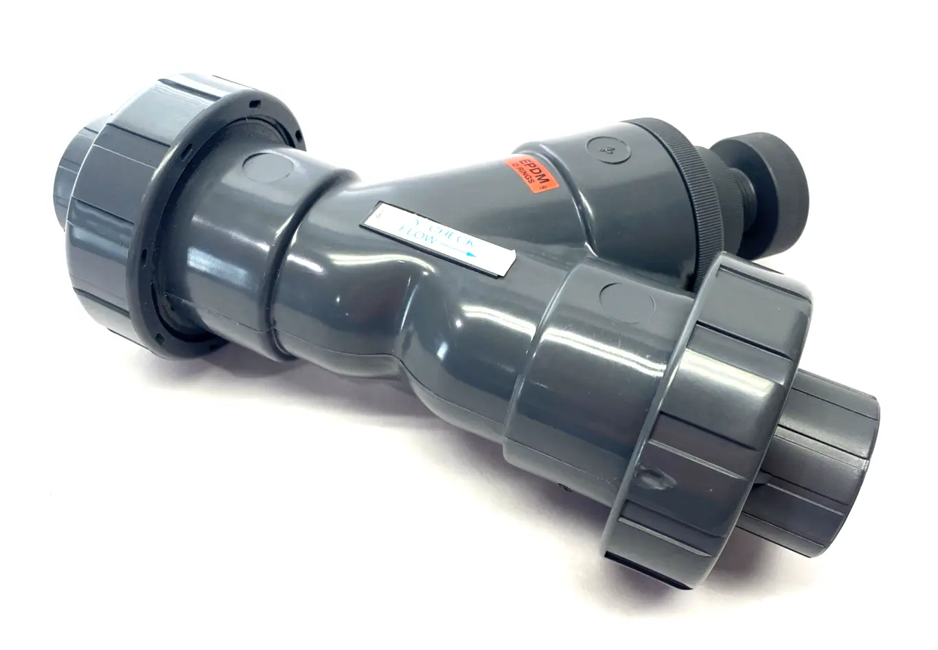 LB403 | True Union Y-Check Valve 2" Pipe Size SCH80 PVC - New Other