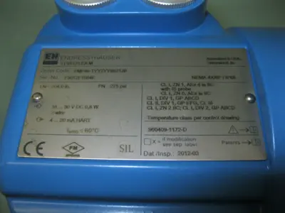 NEW Endress Hauser FMP40-TYY2YY9B21JB