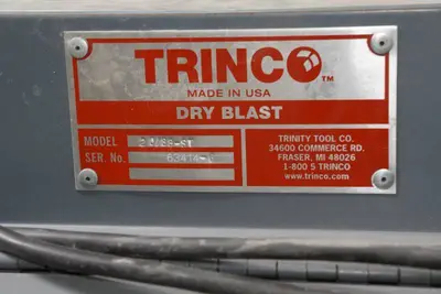 Trinco 20/88 ST Tumble Blaster Sandblasting Cabinet with Stand