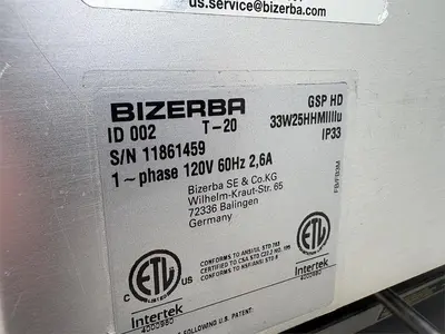 USED BIZERBA GSP HD  T 20