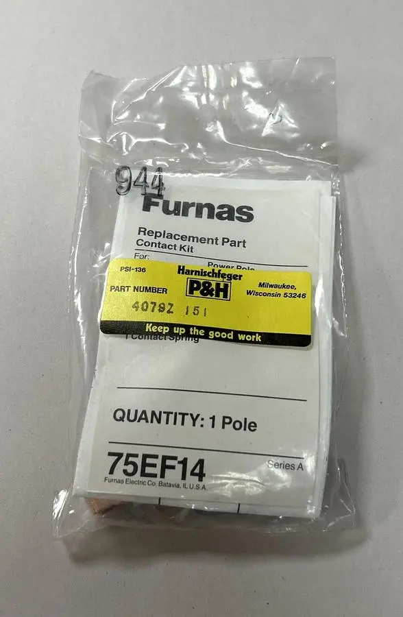 Used FURNAS 75EF14 Miscellaneous Equipment (Electrical & Power) Ohio US | Surplus Asset Holdings #1512965