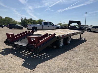 2001 Towmaster TG-20 Equipment Trailer Flat Bed Trailer