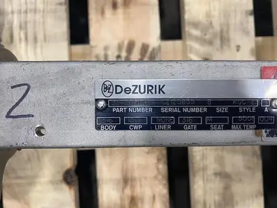 DEZURIK SIZE 8 STYLE KGC-E 8" MANUAL SS SLIDE GATE VALVE NEW SPARE