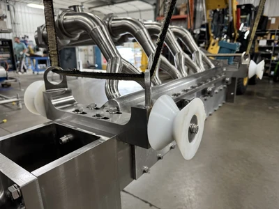 R and D CNC Machining 11-Lane Jam Depositor