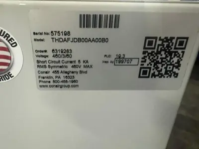 New | in-Stock 2026 CONAIR TW-E3 Temperature Controls Massachusetts US | Absolute Machinery #1364714