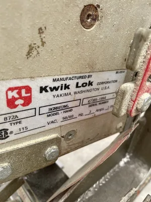KWIK-LOK 872A Other Packaging Equipment | Envoy Equipment LLC (3)
