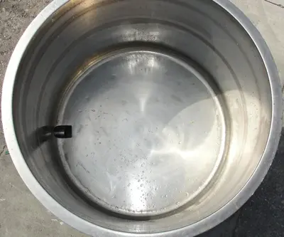 SPC6802  Mixer and Blender 100 gallon Ross change can Stainless Steel 39.25" inside diameter 27.5" inside height