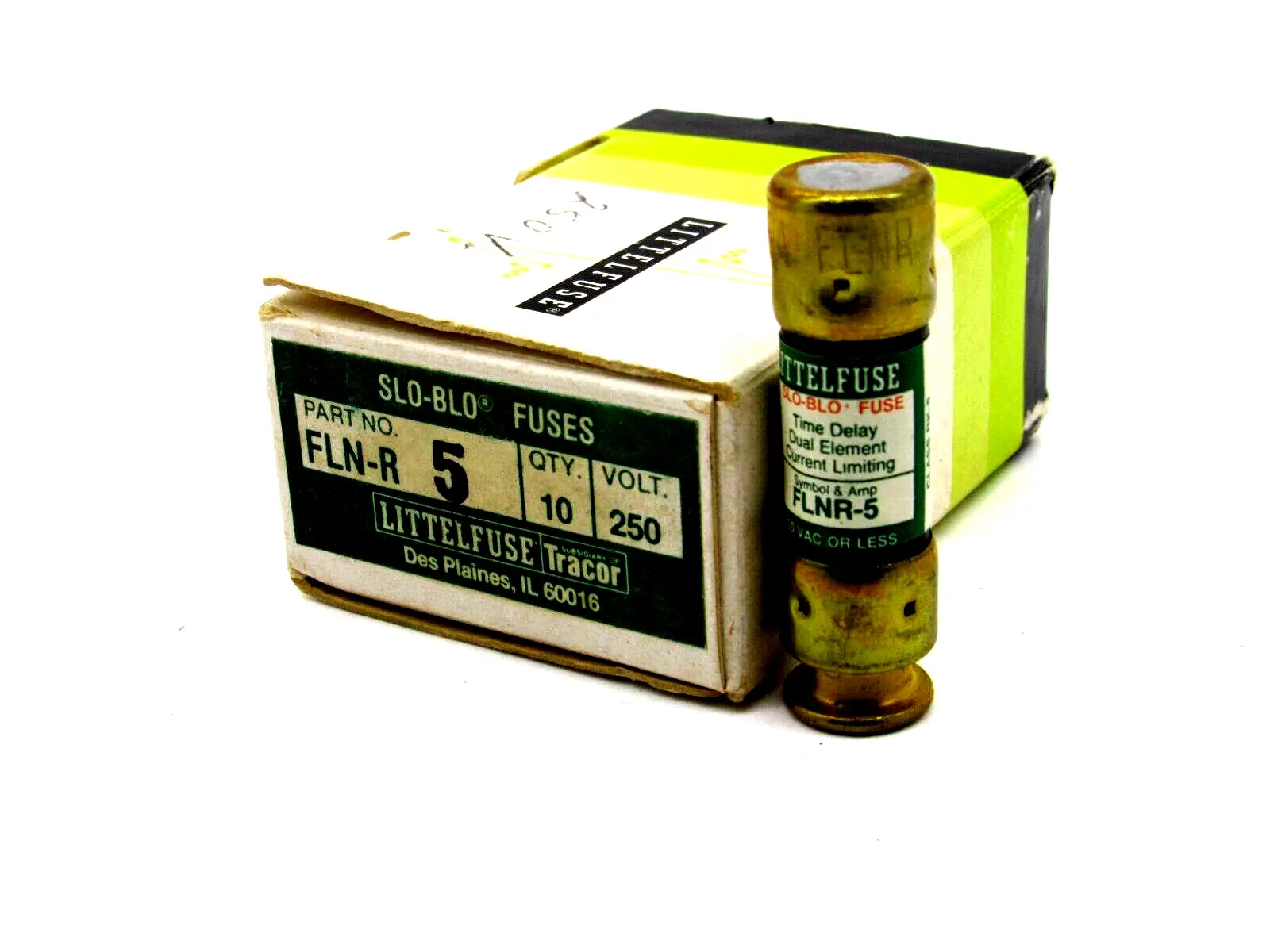 NEW LOT OF 9 LITTELFUSE FLN-R 5 FUSES 250V FLNR5