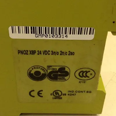 USED PILZ PNOZX8P24VDC3N/O2N/C250