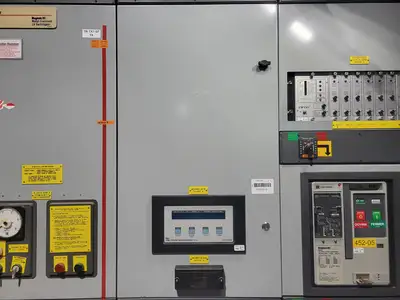 Low Voltage PDC / Switchgear Section, (1) 4000A, (5) 1200A Magnum DS Breakers, 600V 3PH