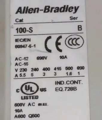 Used Allen Bradley _UNKNOWN_ PLC Contactors South Carolina US | Palmetto Automation #1319846