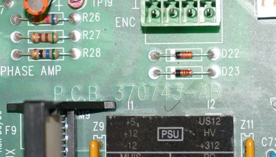 USED VIDEOJET SP370400-01 CONTROL BOARD 370100-REV.PG, 370743-AB