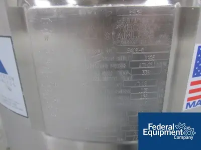 USED Precision 30 Liter Precision Stainless Jacketed Tank