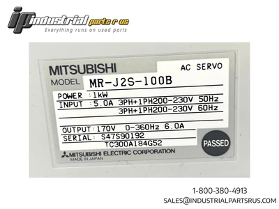 NEW MITSUBISHI MR-J2S-100B