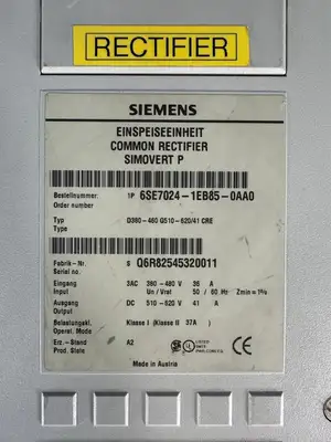 USED Siemens 6se7024-1eb85-0aa0