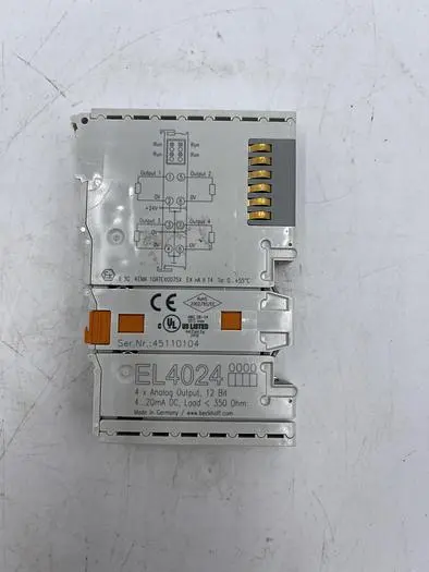 Used BECKHOFF BECKHOFF EL4024 PLC Input & Output | ND Industrial Surplus #1214502