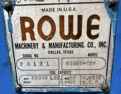 USED ROWE 40060-DSV