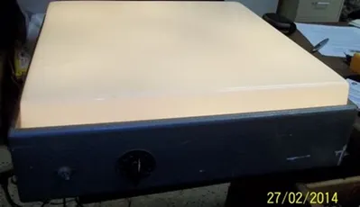 QTY. 1. ELECTRICAL BRONCO. LIGHT BOX WITH PERCENTA...