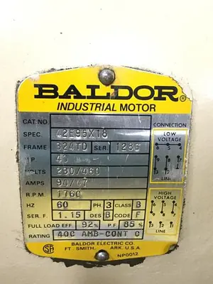 USED BALDOR 42E95X18
