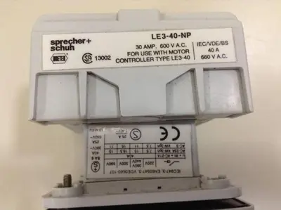 USED SPRECHER & SCHUH LE3-40-NP