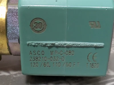 ASCO 8262H022 Red Hat Solenoid Valve 1/4" 120V New NIB