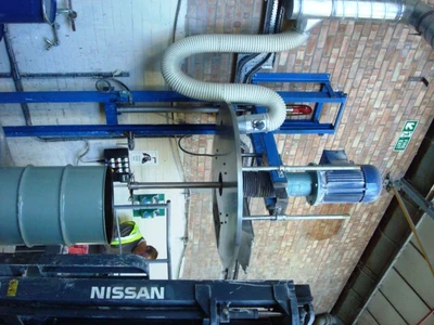 300 K Hand Hydraulic Floor Mounted Hoist