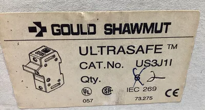 Gould Shawmut US3J1I Ultrasafe Fuseholder Rated 600V 30A 4E-29