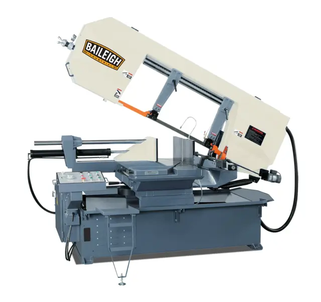 New | in-Stock BAILEIGH BS-24SA-DM-220V Horizontal Band Saws Illinois US | Olympus Machinery Group #1350404