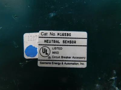 Siemens Energy & Automation Inc. N16SBG Neutral Sensor Some Small Damage Used
