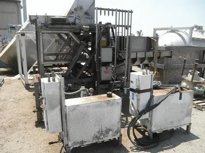 Dumper, Bin, Tote, FMC, S/st, Hydraulic, 800 lb (2) #S741235