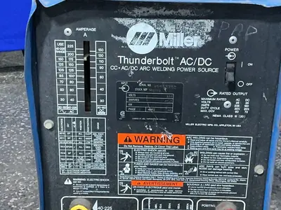 Used MILLER THUNDERBOLT AC/DC Arc Welders Ohio US | HGR 24 #1498547