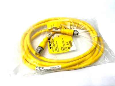 USED TURCK EUROFAST DOUBLE ENDED M12 CORDSET
