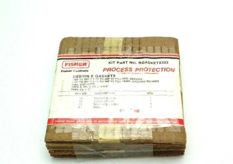 New | in-Stock Fisher Controls RGASKETX332 Seals & Gaskets California US | Davliegogo LLC #1707970