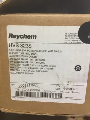 Raychem NHVS-823S Joint Splice Kit for 1/C Metallic Tape Wire Shield