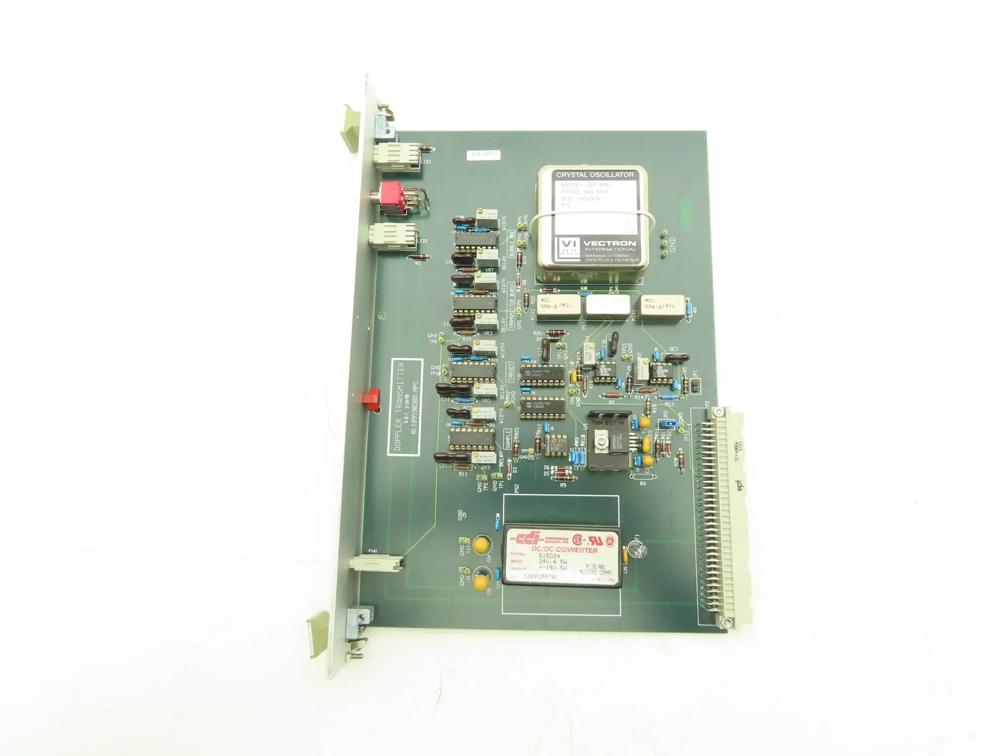 Doppler Transmitter RL18959038D.MPC Printed Circuit Control Board Rev 2 PCB