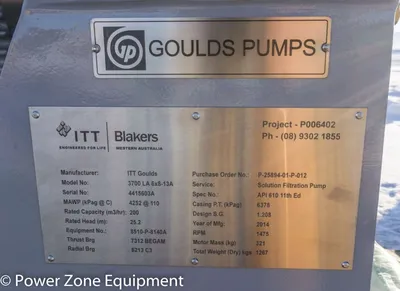 NEW GOULDS 3700 6X8-13A