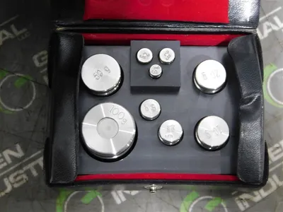 Rice Lake 2SWX Weighing Systems Calibration Weight Set 500g-1g Class F Used