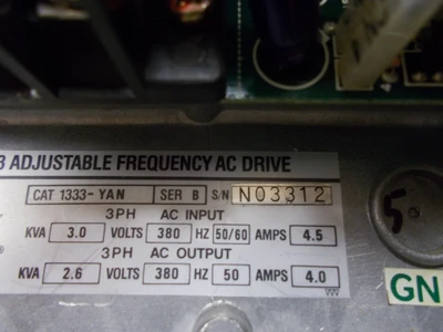 USED Allen-Bradley CAT: 1333-YAN