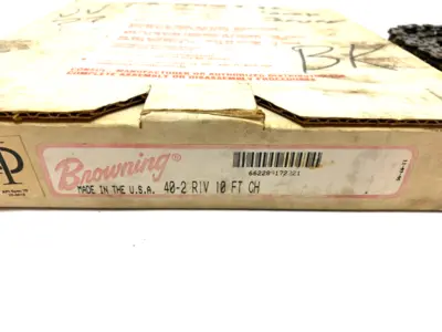 USED BROWNING STEEL RIVETED ROLLER CHAIN