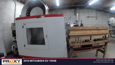Used 2013 MITSUBISHI SV-1100B Vertical Machining Centers Indiana US | Proxy Equipment #1377583
