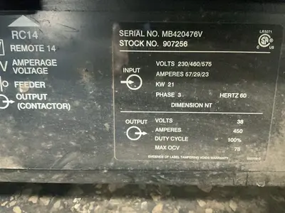 Used MILLER DIMENSION NT 450 Mig Welders Ohio US | HGR 24 #1441302