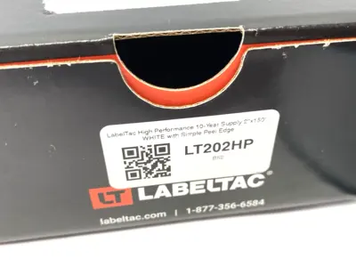 New | in-Stock LABELTAC PRO MODEL HIGH PERF. 10 YEAR VINYL LABEL 2" X 150' ROLL, WHITE Label Printers | Maverick Industrial Sales #1099037