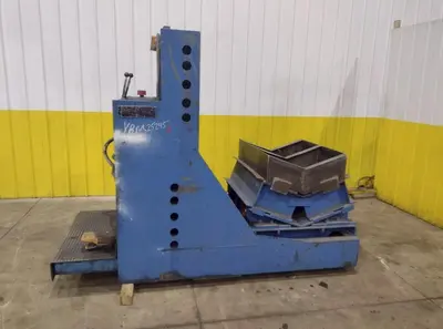 20,000 LB X 48" DELTEC HYDRAULIC SELF CONTAINED COIL CAR W/ELEVATION. STOCK # 0537126
