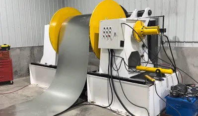 Customized Galvanized Steel Decking Sheet Roll Forming Machine in the USA